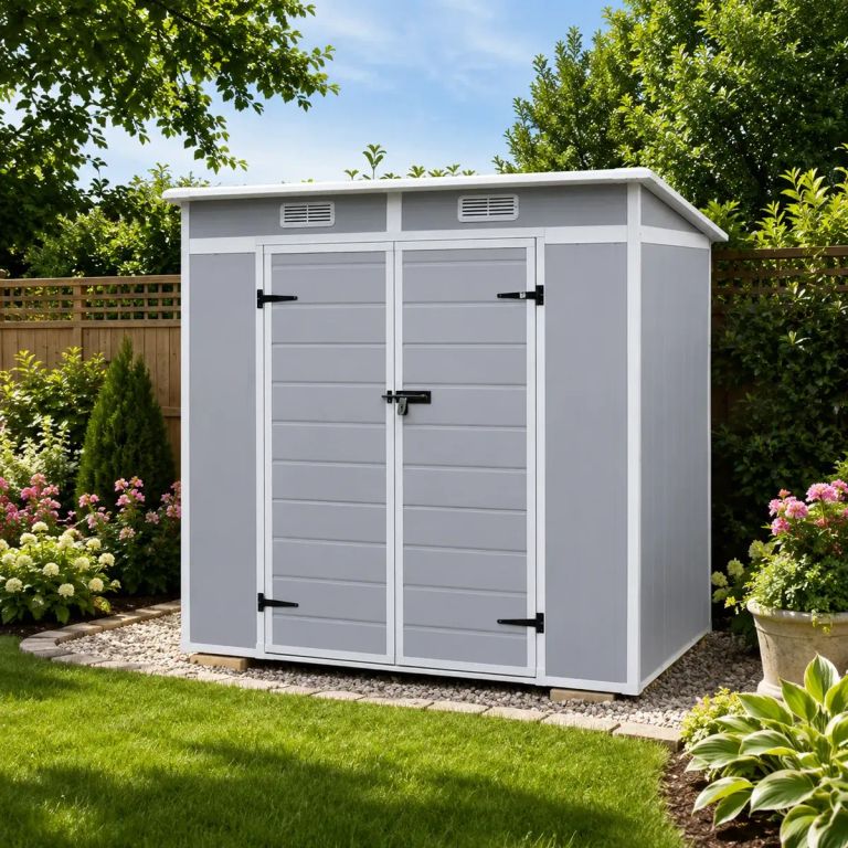 Bodega Jardin Plastico 237x123x183CM