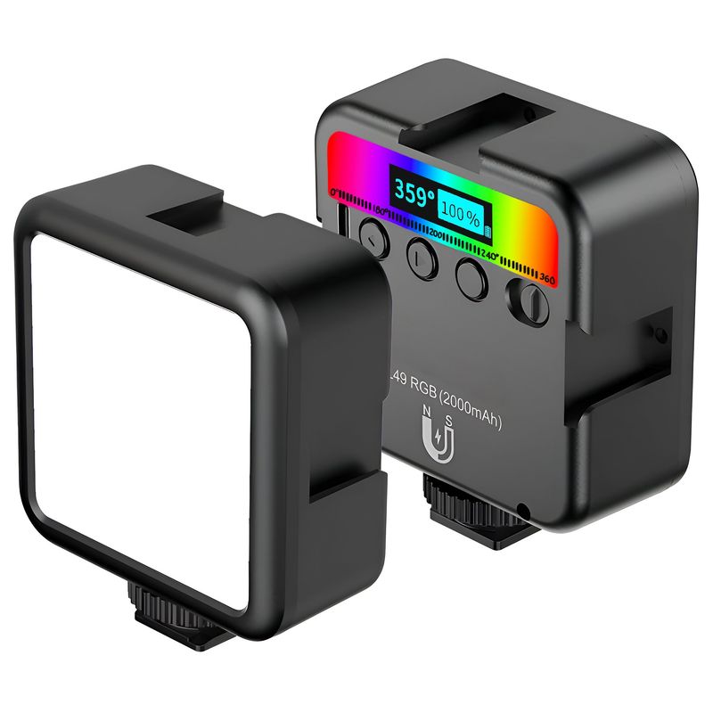 GENERICO - Panel Led Para Camara Neewer Luz Foco Led Rgb Recargable