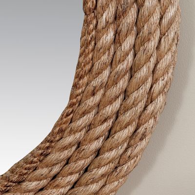 Imagen 2 del producto Espejo Circular Yute 40cm Natural