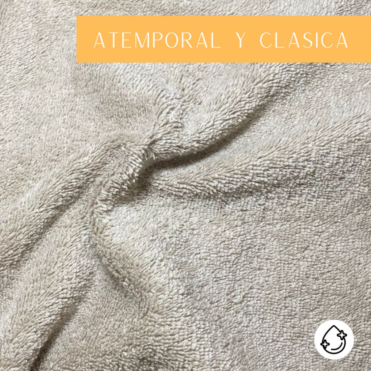 GENERICO - Pack 3 Toallas Beige Cuerpo Manos Y Cara 100% Algodon Gruesas