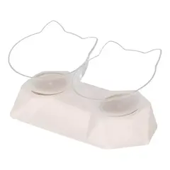 GENERICO - Cuencos Elevados Dispensador Comida Gato Comedero Perro Agua