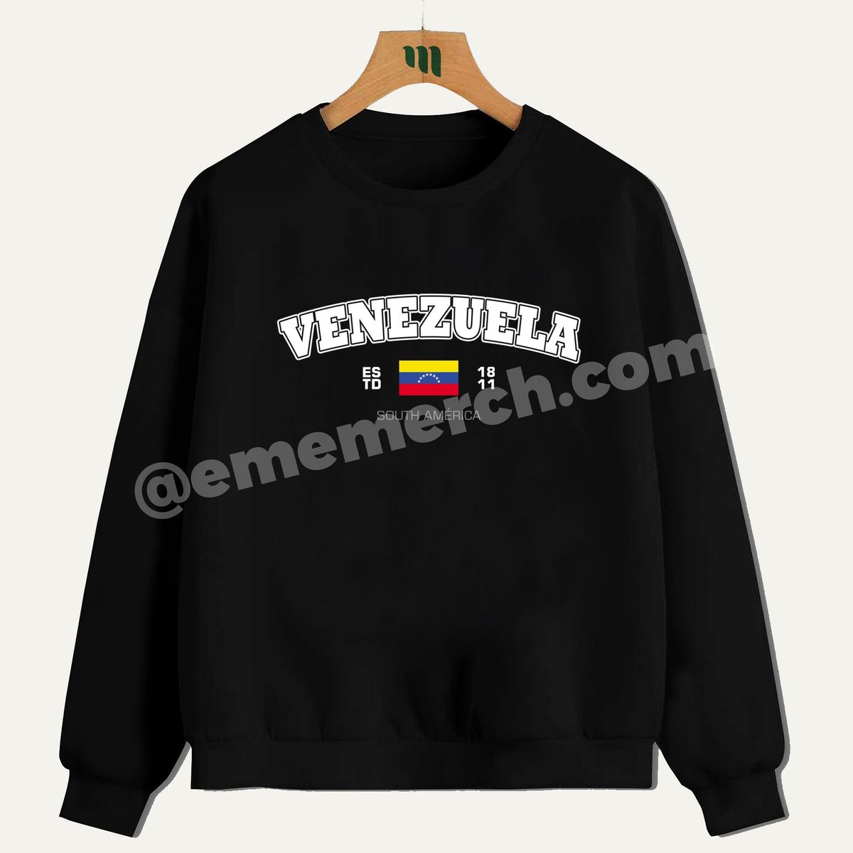GENERICO - Eme Merch Poleron Polo Venezuela Est. 1811