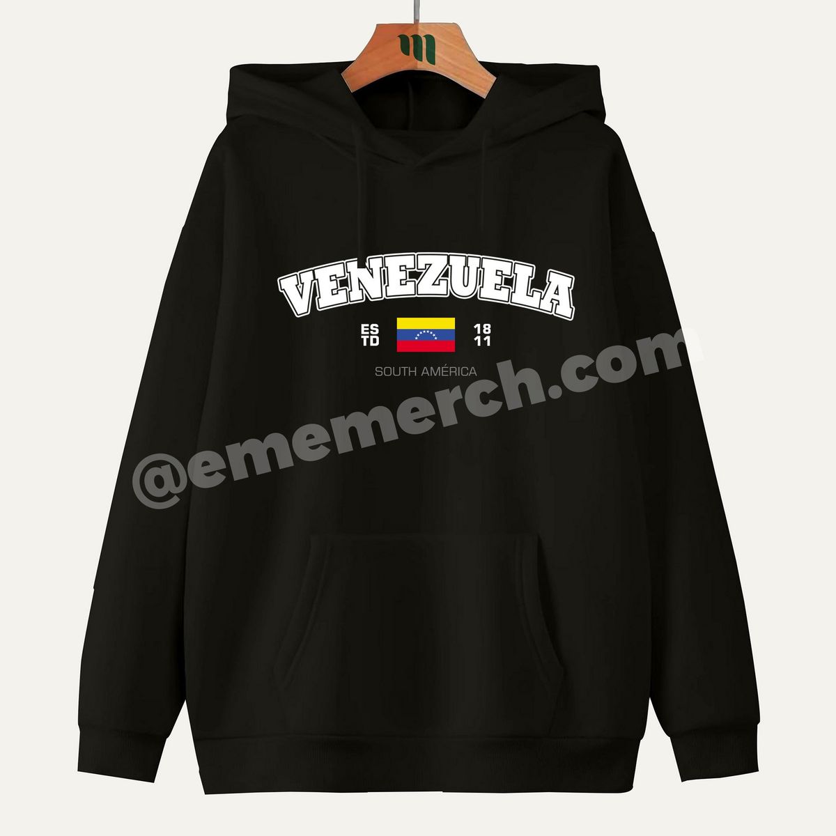 GENERICO - Eme Merch Poleron Venezuela Est. 1811