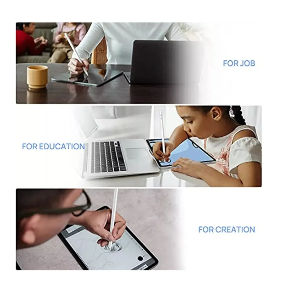 GENERICO - Lápiz Con Funda Stylus Para iPad O Tableta Móvil