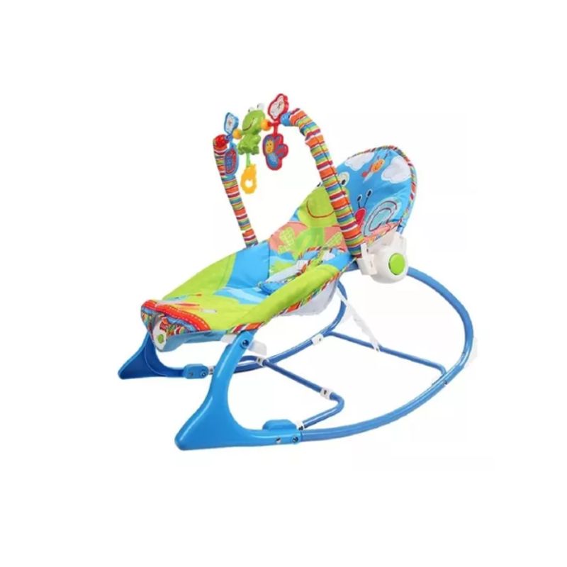 GENERICO - Silla Mecedora Musical Para Bebe 3 En 1 ROSADA