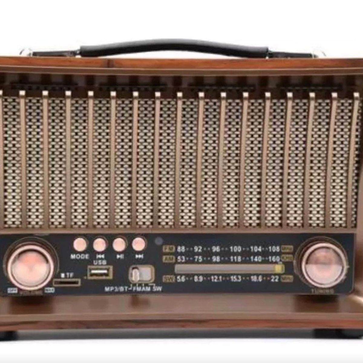 GENERICO - Radio Vintage Bluetooth Sd Usb R-1918BT