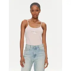 CALVIN KLEIN - Polera Monologo Strappy Rosado