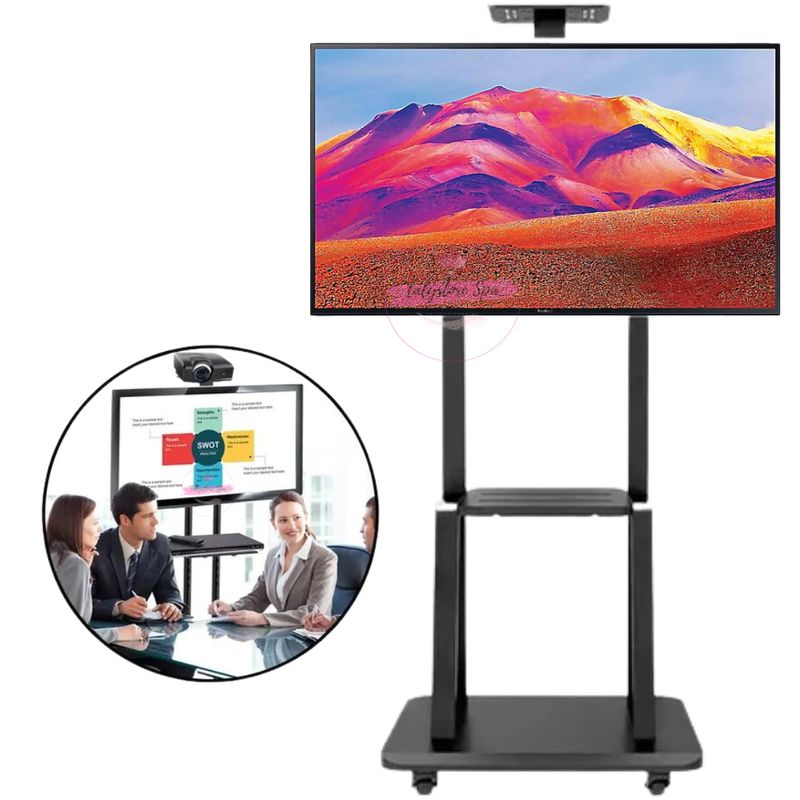 GENERICO - Soporte De Tv Con Ruedas 32 A 70 Pedestal Soporte Móvil