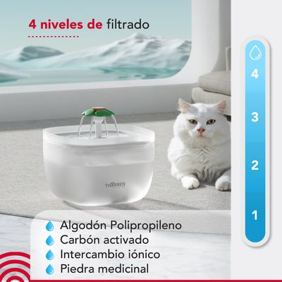 Imagen 2 del producto Fuente de agua eléctrica Thor Pet Water Fountain
