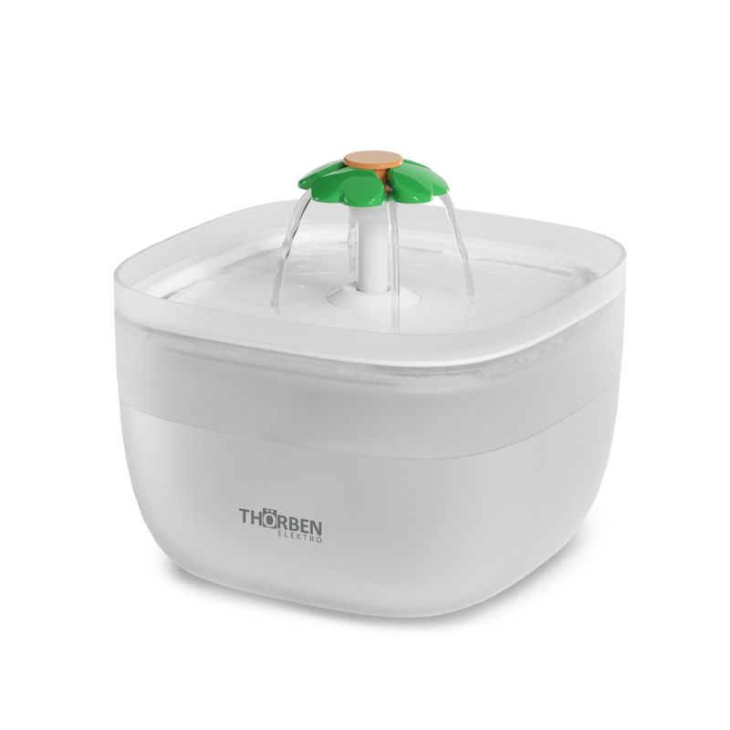 THORBEN - Fuente de Agua Filtrada Eléctrica Thor Pet Water Fountain
