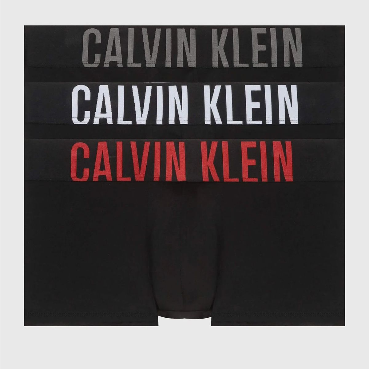 CALVIN KLEIN - Pack 3 Bóxers Low Rise Trunk Intense Power Micro Negro Calvin Klein