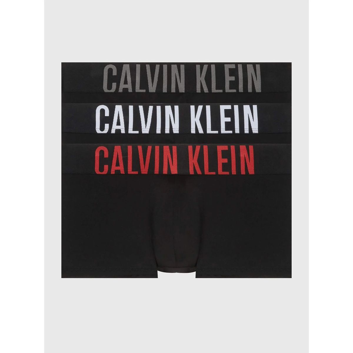 CALVIN KLEIN - Pack 3 Bóxers Low Rise Trunk Intense Power Micro Negro Calvin Klein