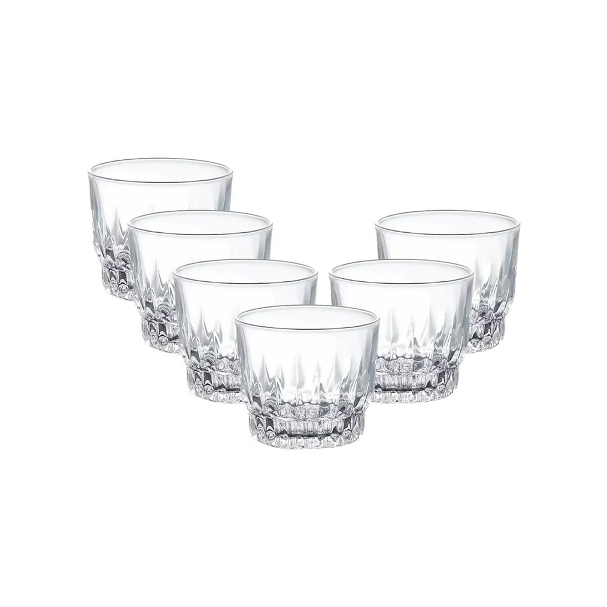 ALLEGRA - Set 6 Vasos Bajos 280cc Torino Allegra