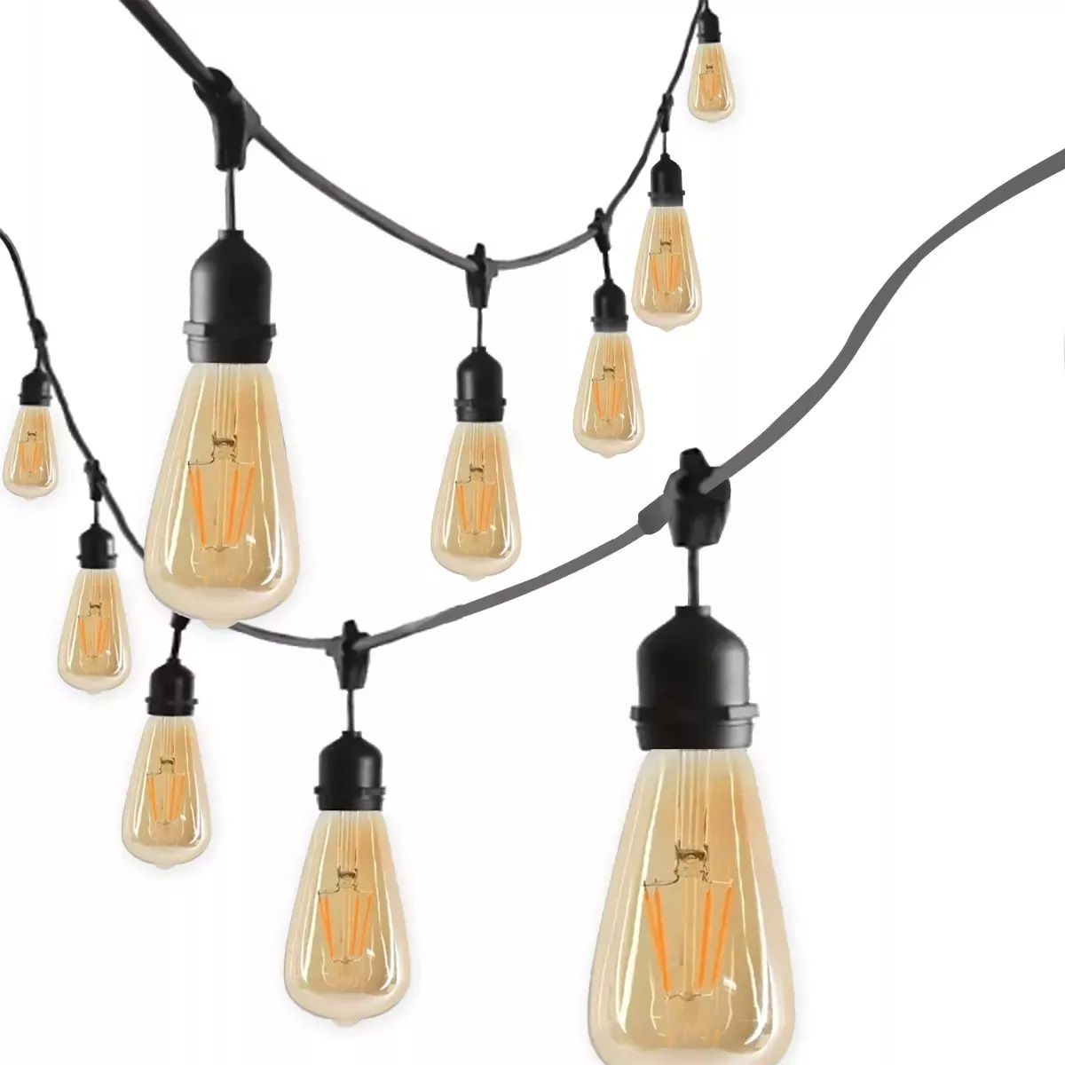 SHOP EHOME BAG - Guirnalda 10 Metros con ampolletas E27 LED Terraza Vintage