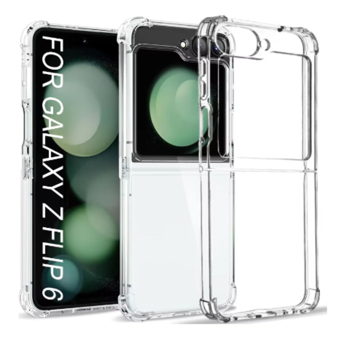 GENERICO - Carcasa Para Samsung Z Flip 6 Transparente Reforzada