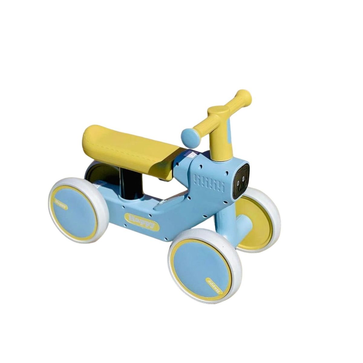 GENERICO - Bicicleta de 4 Ruedas Celeste para Bebés de 12 a 24 Meses