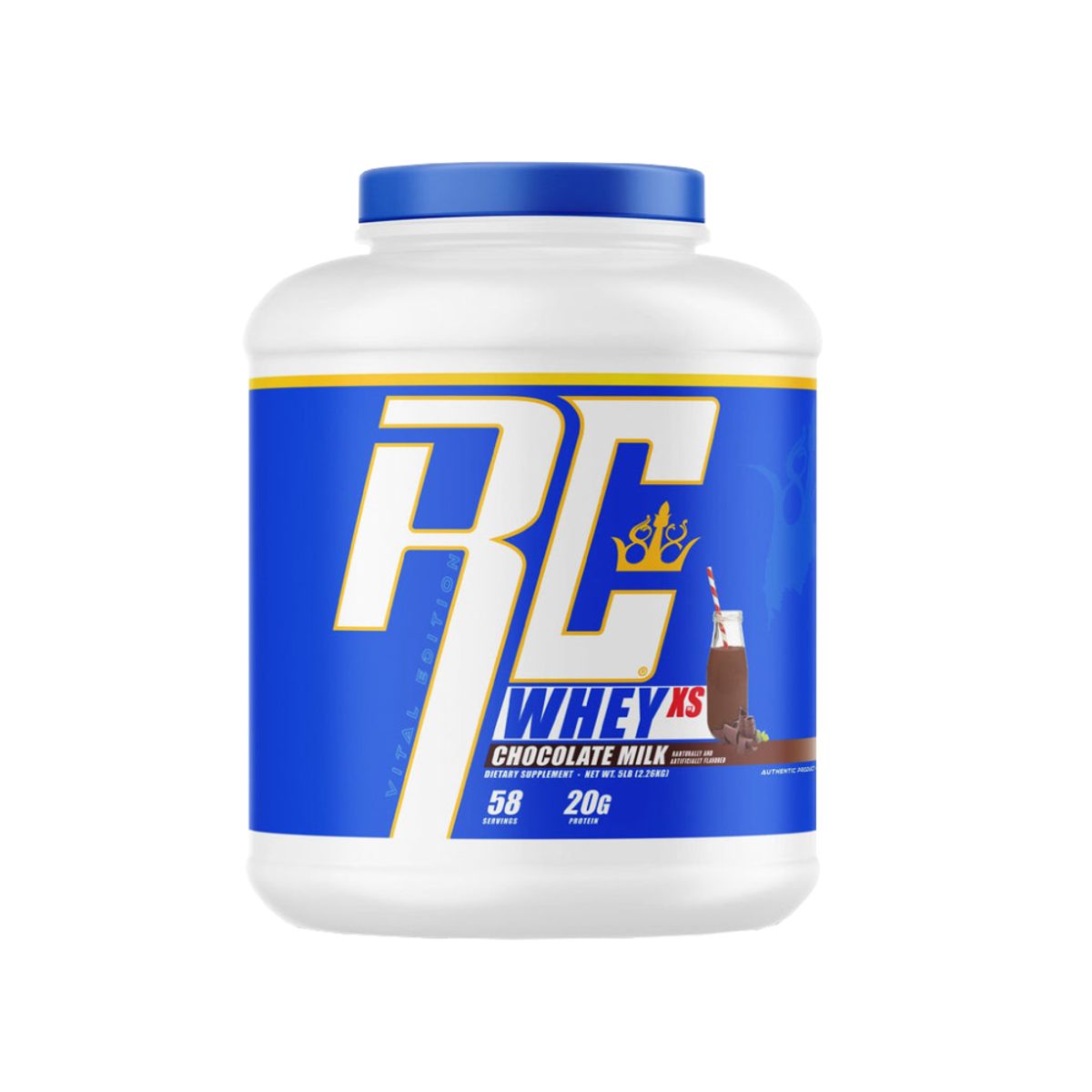 RC - Proteína Whey Xs 5lb Ronnie Coleman  Chocolate