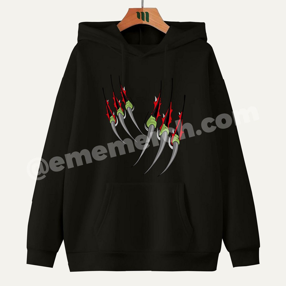 GENERICO - Eme merch poleron Clawed Terror