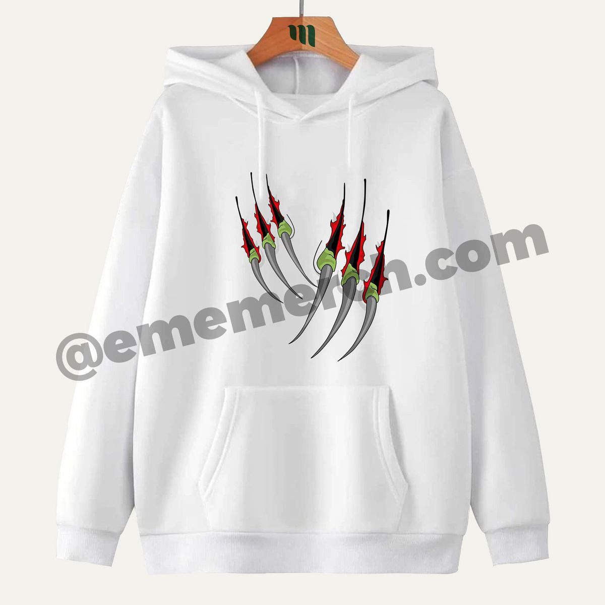 GENERICO - Eme merch poleron Clawed Terror