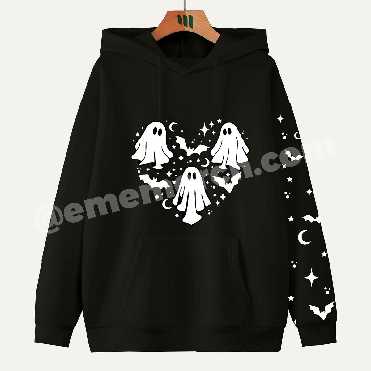 GENERICO - Eme merch poleron Haunted Heart