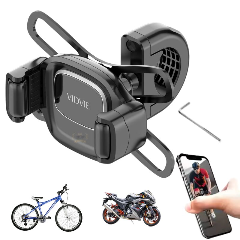 GENERICO - Soporte Porta Celular Universal Moto Bici 360°