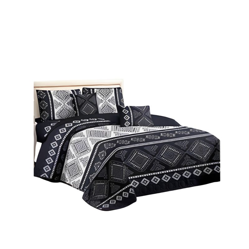GENERICO - Cubrecama Quilt King De Verano Diseños Estampados GS
