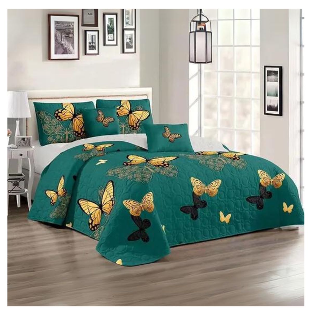 GENERICO - Cubrecama Quilt King De Verano Diseños Estampados GS