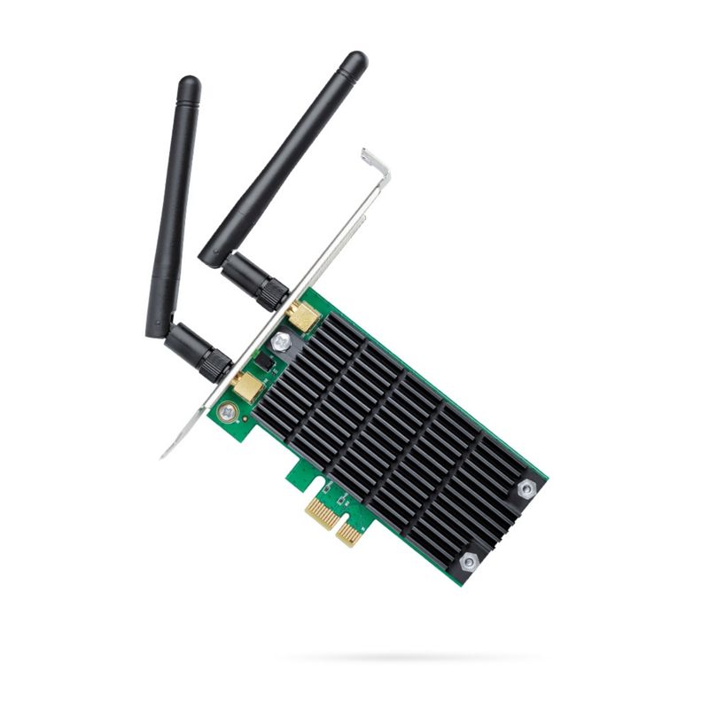 TP LINK - Tarjeta WIFI PCI Express Banda Dual AC1200 Archer T4E