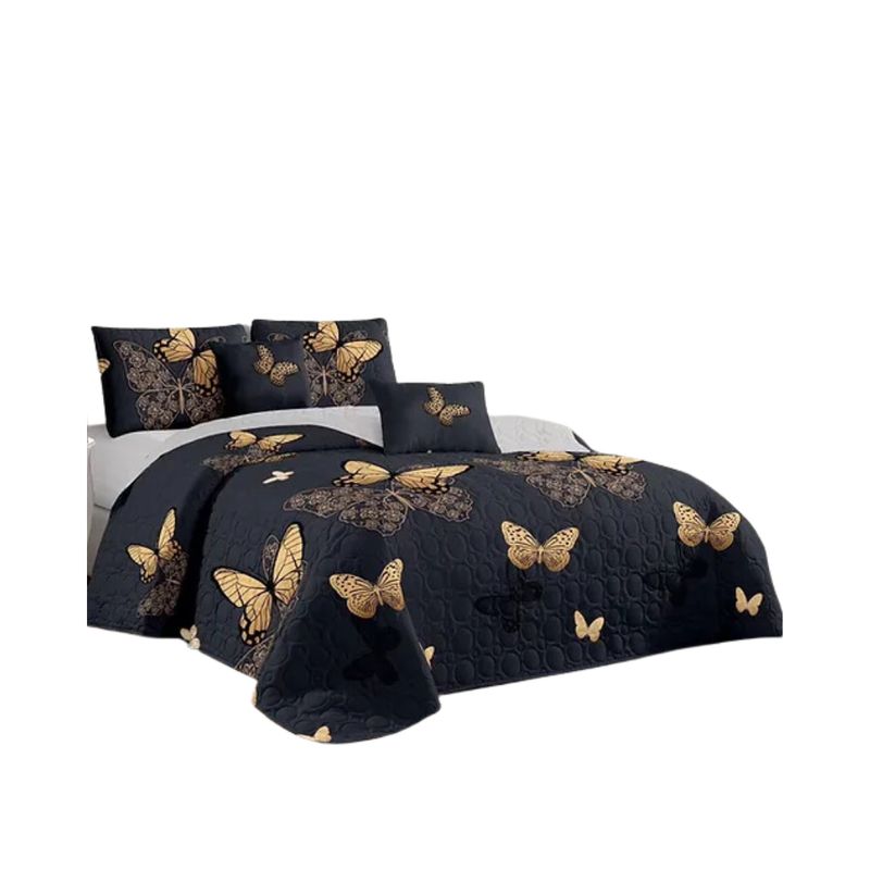 GENERICO - Cubrecama Quilt King De Verano Diseños Estampados GS
