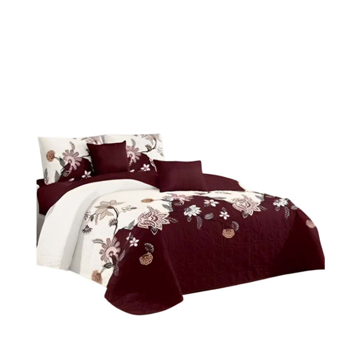 GENERICO - Cubrecama Quilt King De Verano Diseños Estampados GS