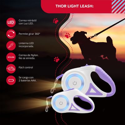 Imagen 2 del producto Correa Luminosa Thor Light Leash M