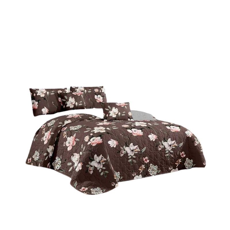 GENERICO - Cubrecama Quilt King De Verano Diseños Estampados GS