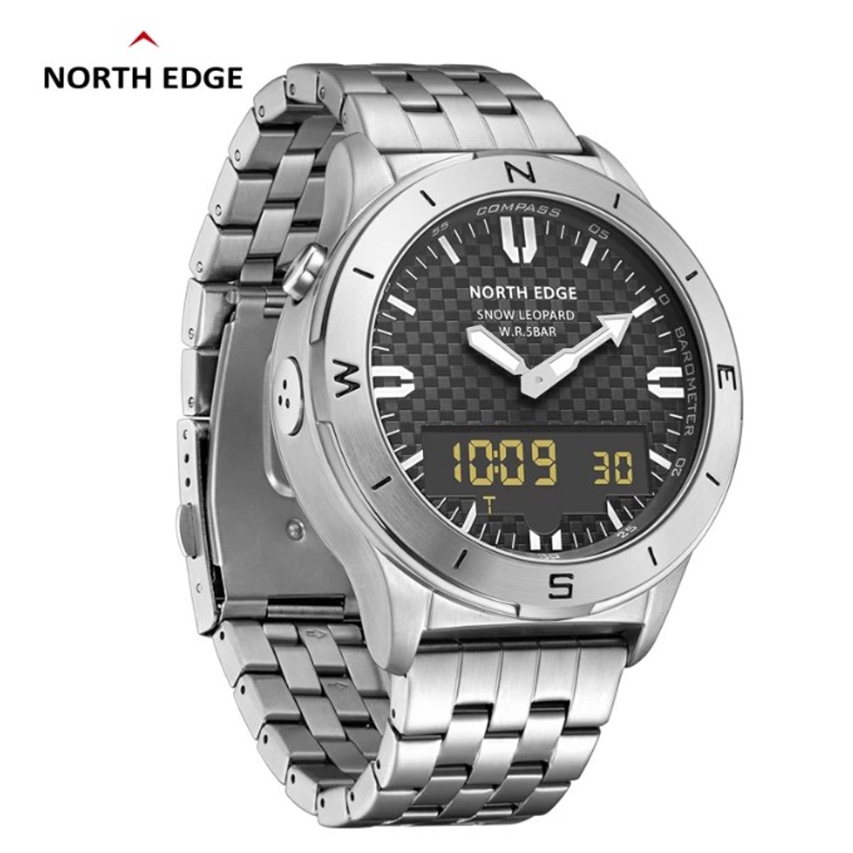 NORTH EDGE - Reloj Hombre NORTH EDGE SNOW LEOPARD Sport Outdoor Militar Digital