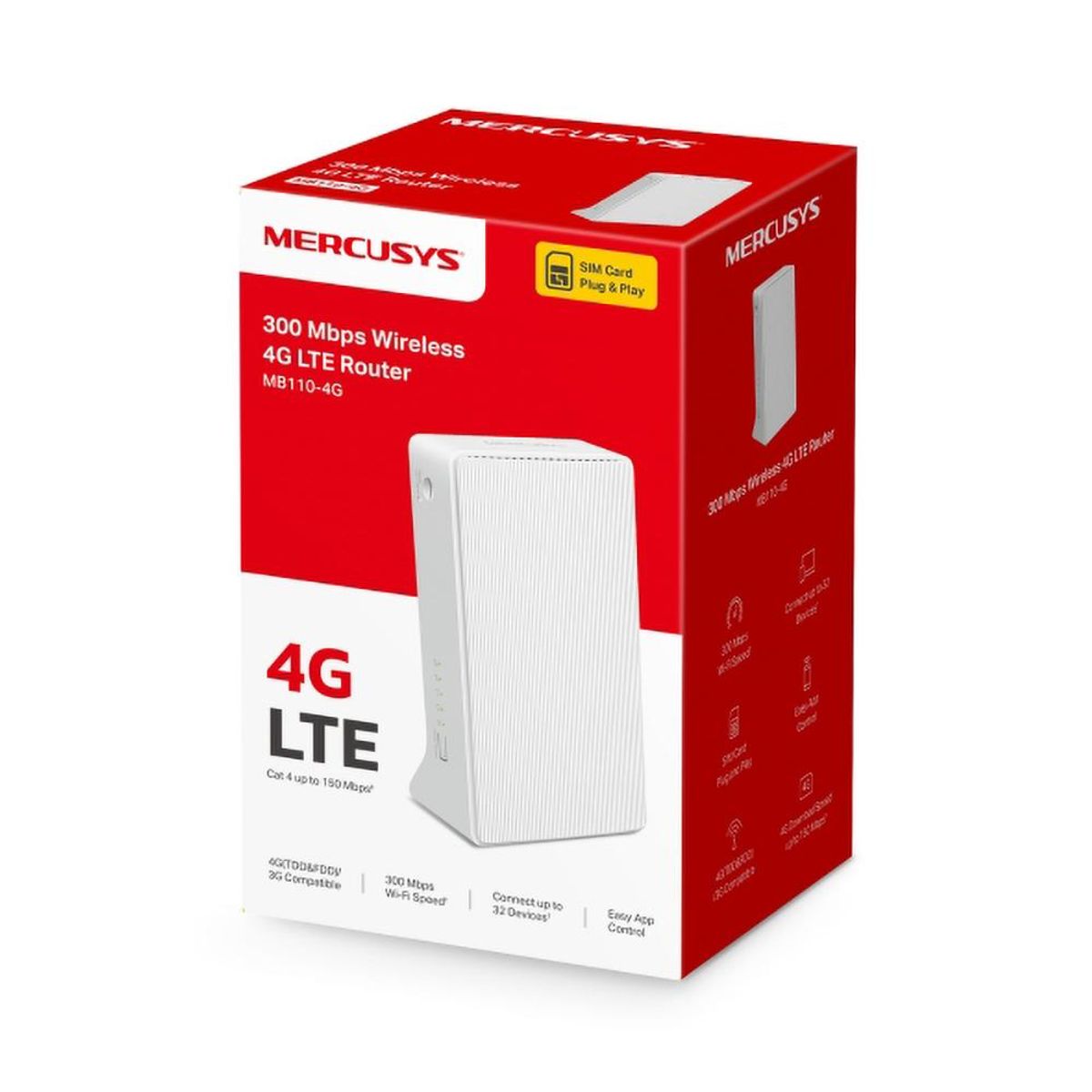 GENERICO - ROUTER MERCUSYS MB110 300 MBPS WIRELESS N 4G LTE