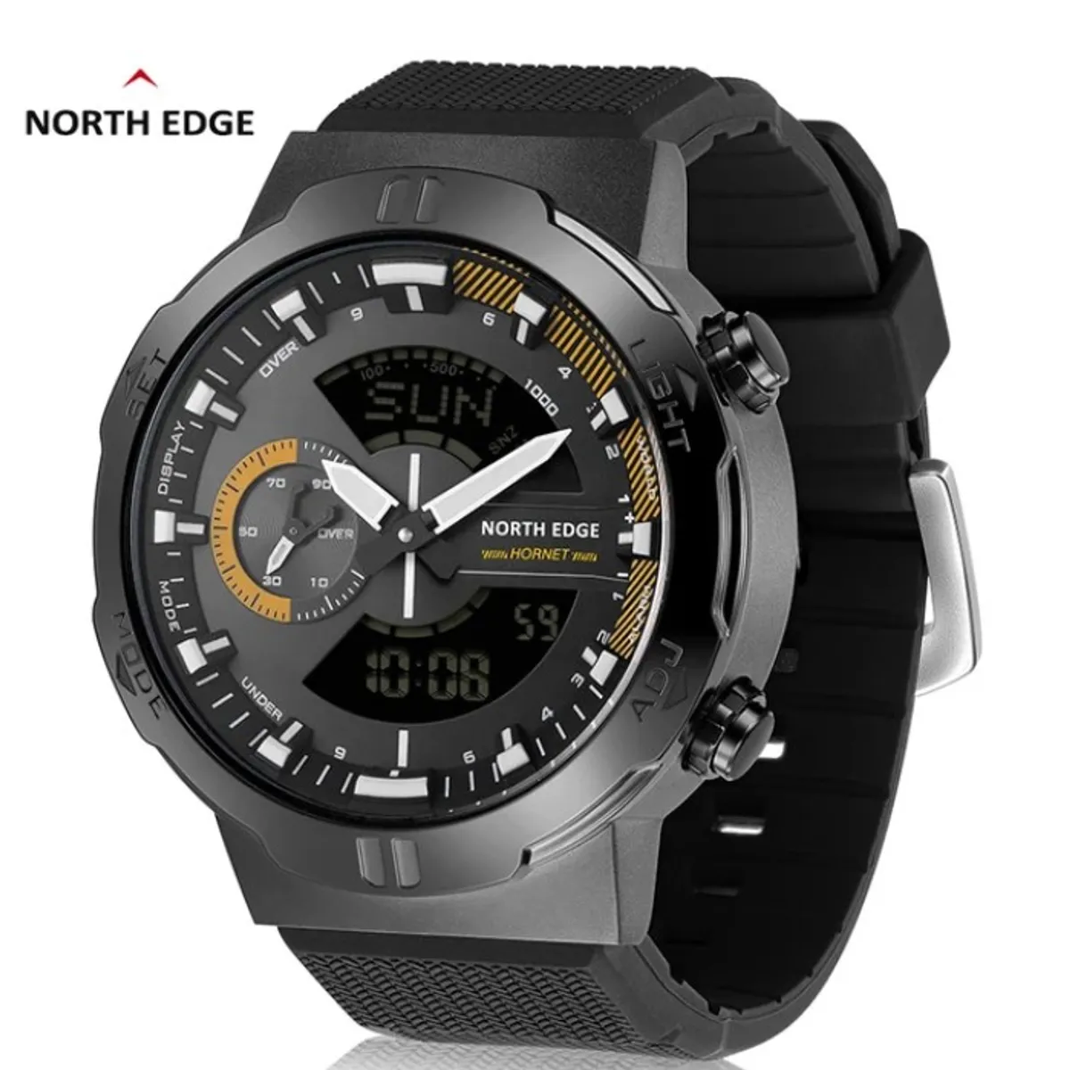 NORTH EDGE - Reloj Hombre NORTH EDGE HORNET Sport Outdoor Militar Digital
