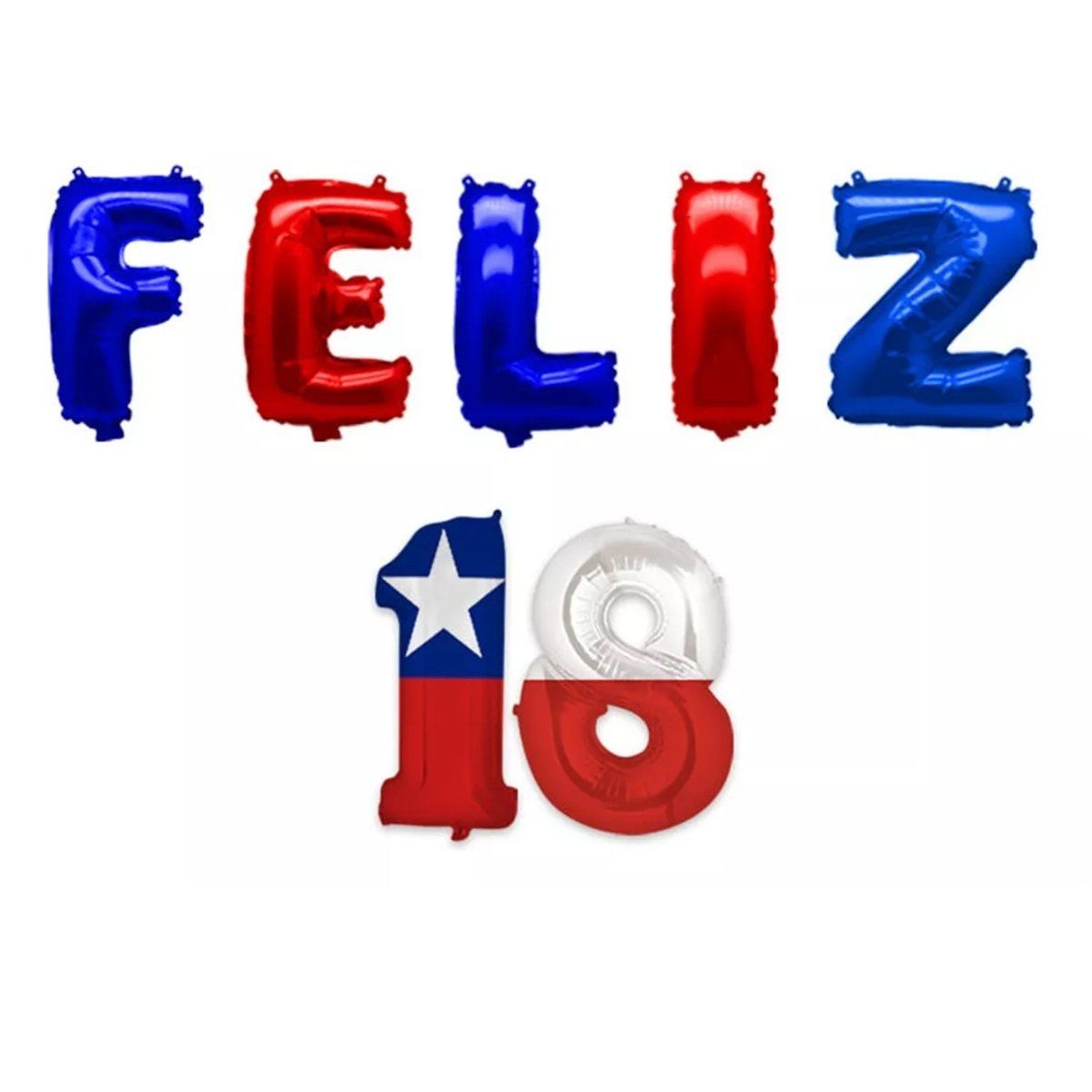 GENERICO - Set Decoración Fiestas Patrias Chilena Guirnalda Cotillón