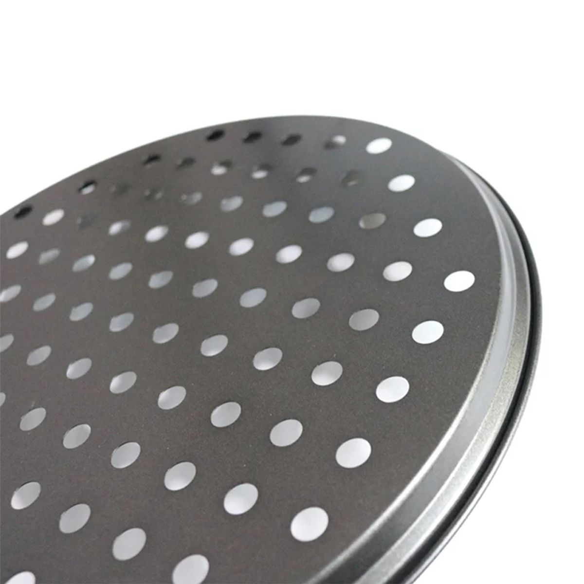 GENERICO - Molde Pizza Pan 32 Cms Acero Antiadherente Perforado Cocina