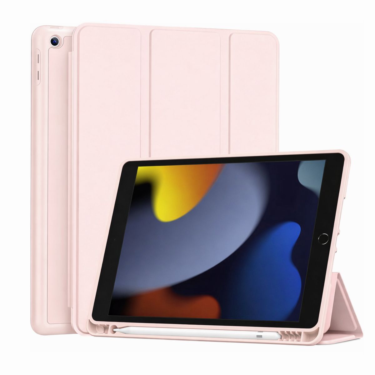 JOIGO - Funda Para iPad 10.2 7a 8a 9a Generación Con Ranura Rosado