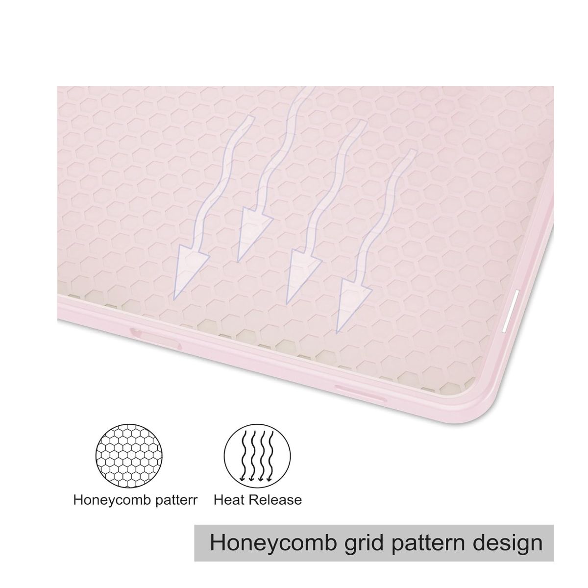 JOIGO - Funda Para iPad 10.2 7a 8a 9a Generación Con Ranura Rosado