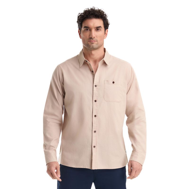 PANAMA JACK - Camisa Hombre Manga Larga Baeza Panama Jack - Beige