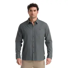PANAMA JACK - Camisa Hombre Manga Larga Gris