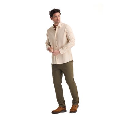 Imagen 2 del producto Camisa Hombre Lino Beige