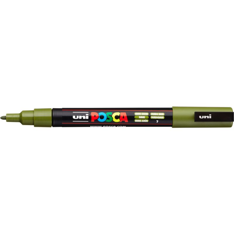 MITSUBISHI - Marcador Acrilico Posca PC-3M Verde Caqui