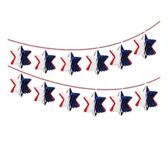 GENERICO - Guirnaldas Adorno Decoración Fiestas Patrias Chile Mediano