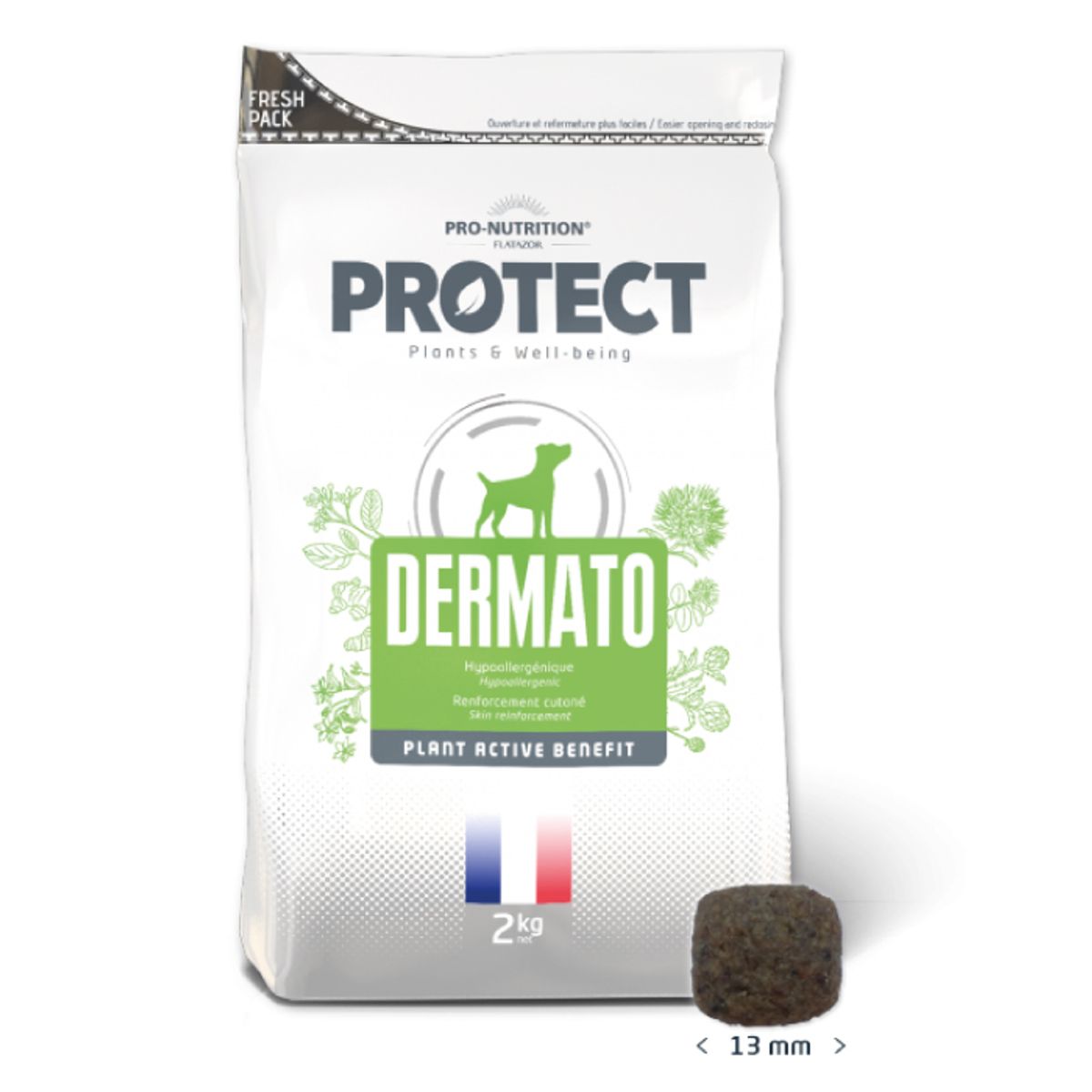 PRO NUTRITION FLATAZOR - Alimento Protect Dermato Para Perro 2Kg