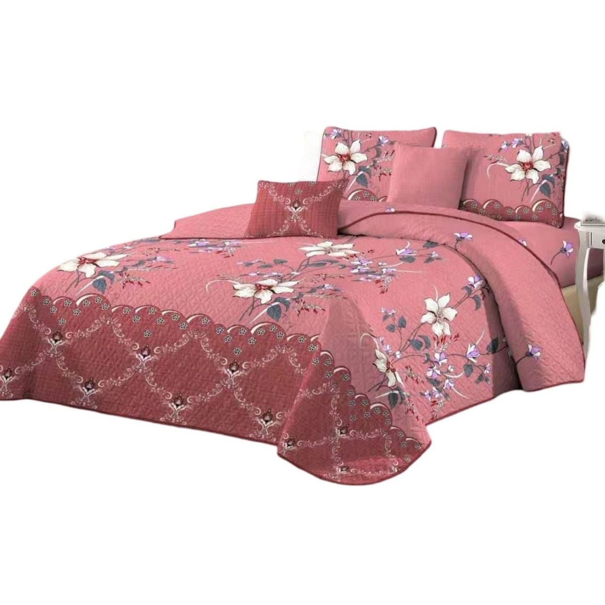 GENERICO - Quilt Reversible de Verano - Diseño Fresco D5