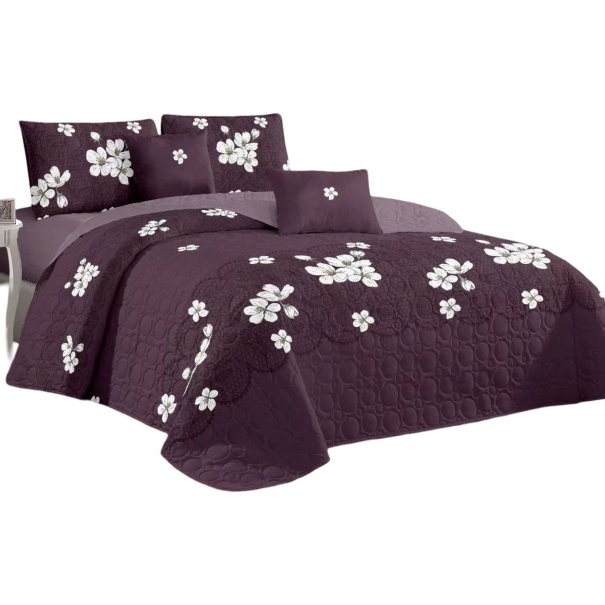 GENERICO - Quilt Reversible de Verano - Diseño Fresco D18_.