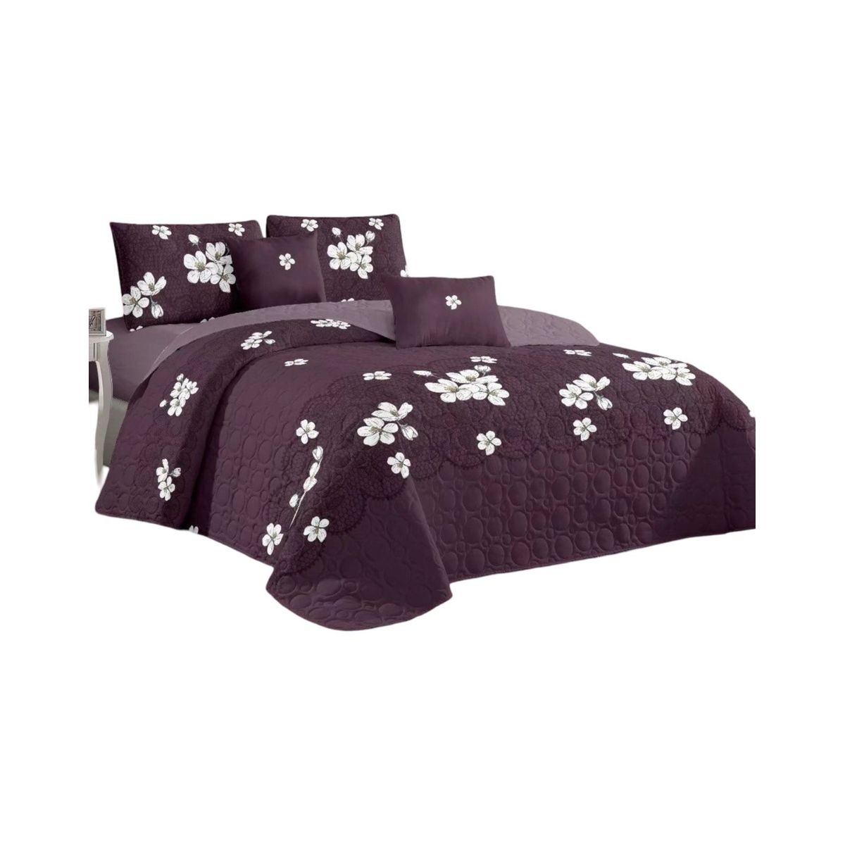 GENERICO - Quilt Reversible de Verano - Diseño Fresco D18_.