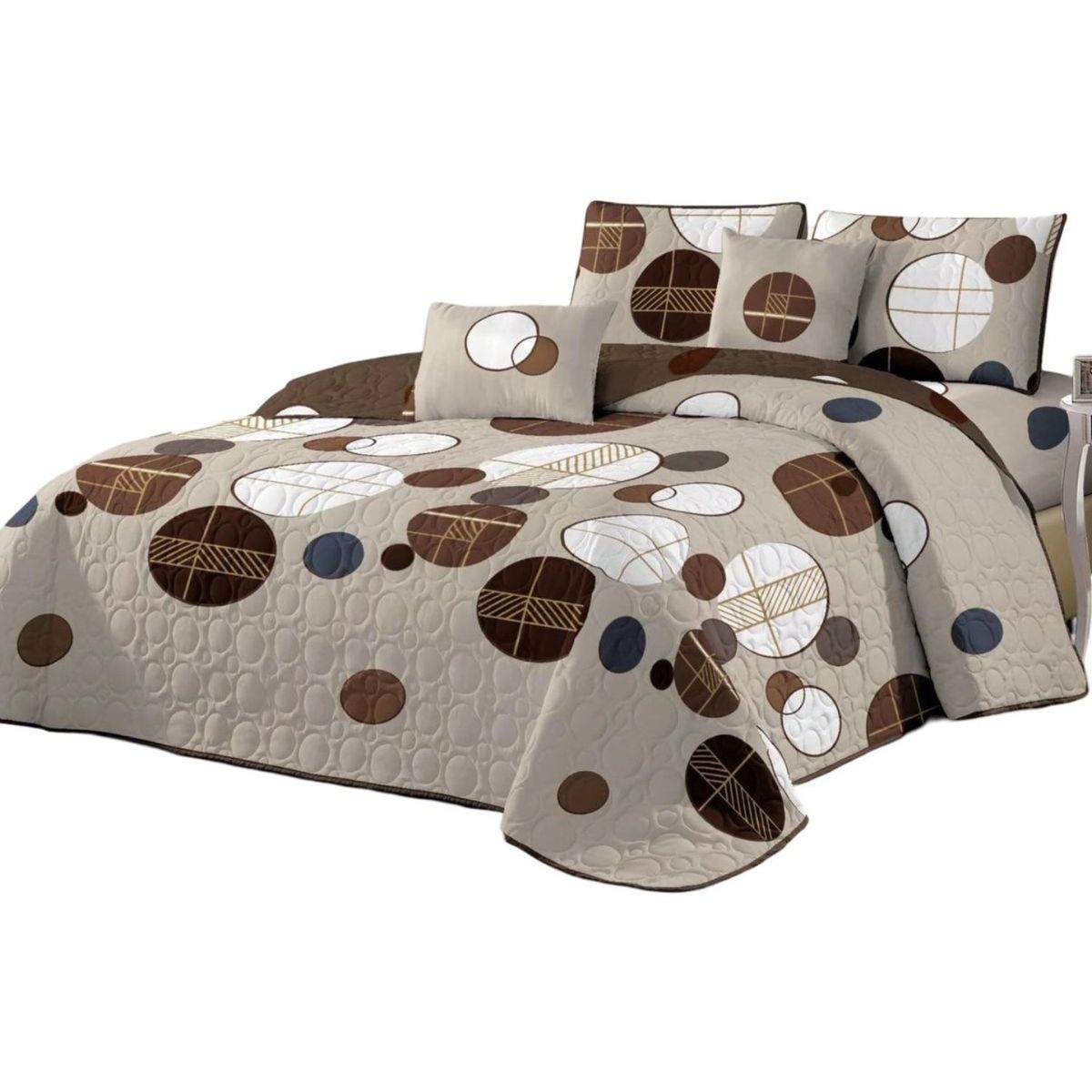 GENERICO - Quilt Reversible de Verano - Diseño Fresco D19