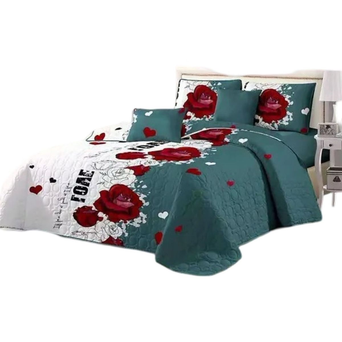 GENERICO - Cubrecama Quilt 2 Plazas Verano - Ligero y Suave E18